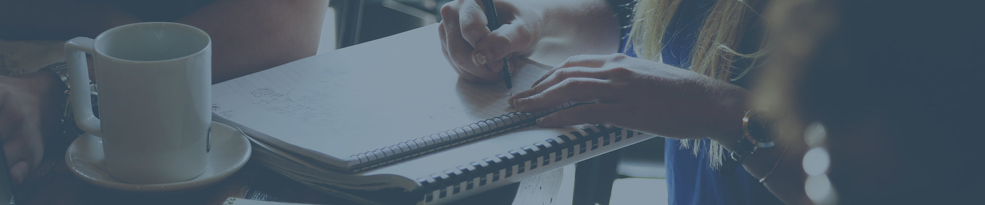 The Data View team collaborating